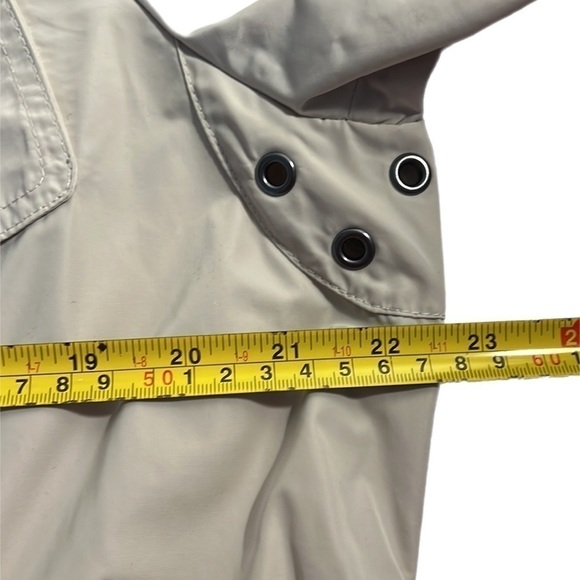 NWT Burberry Brit W. CHARSTONE45 Nova Check Logo WINDBREAKER Trench Coat 14 - Picture 14 of 15
